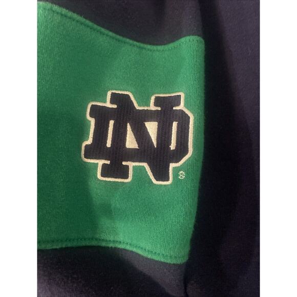 Norte Dame Zip Up Hoodie Size Large - Picture 4 of 5